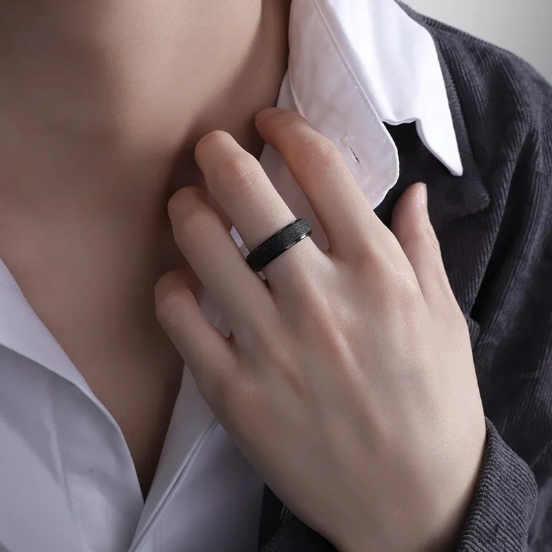 ENFANTIN Titanium Steel Rings Unisex-1