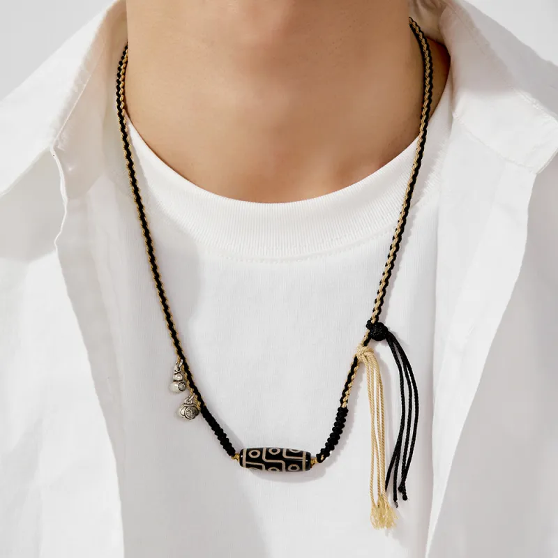 ENFANTIN Agate Necklaces Unisex-4