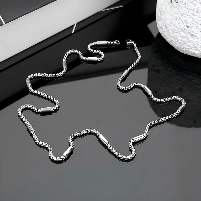 ENFANTIN Titanium Steel Necklaces Unisex-1