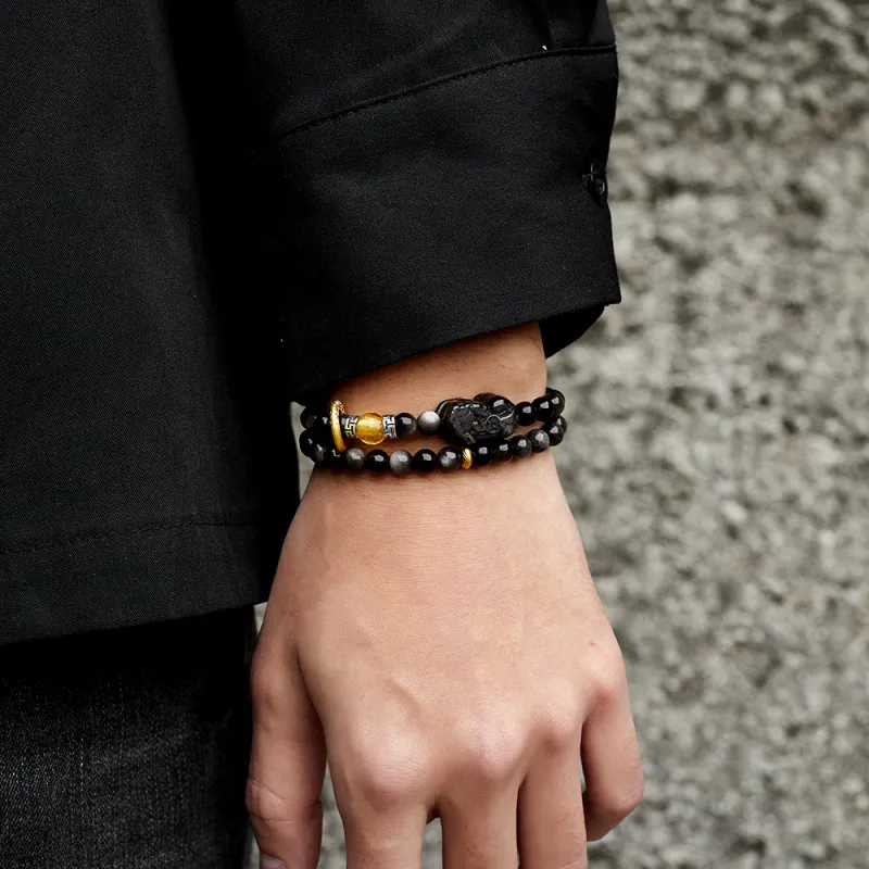 ENFANTIN Obsidian Bracelets Unisex-3