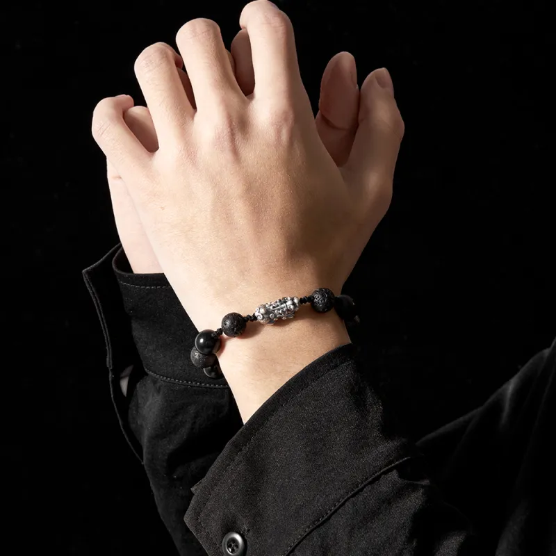 ENFANTIN Glass Cat Eye Jade Bracelets Unisex-6