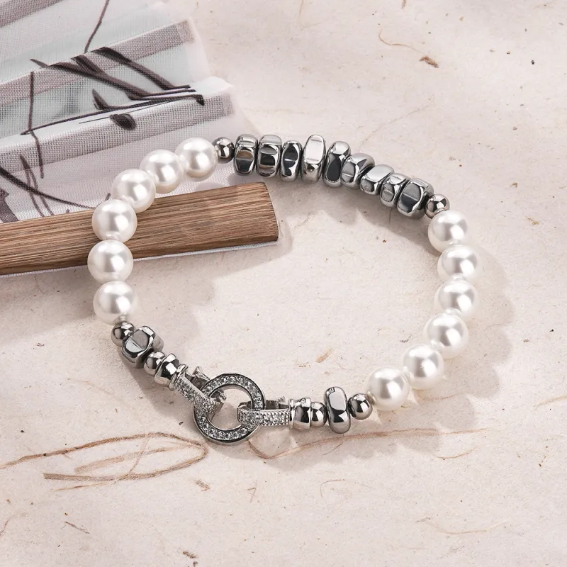 ENFANTIN Hematite Bracelets Unisex-1