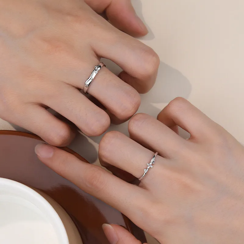 ENFANTIN S999 Fine Silver Rings Unisex-3