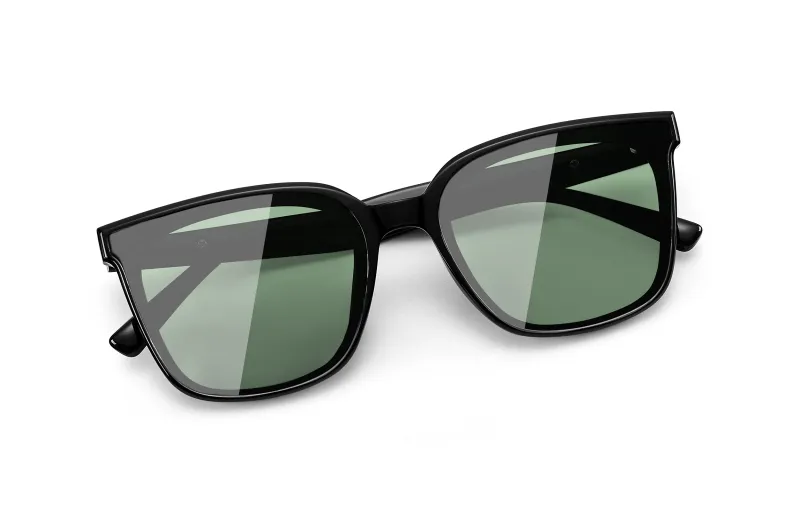 ENFANTIN TR/Memory Plastic Square Sunglasses Unisex-3