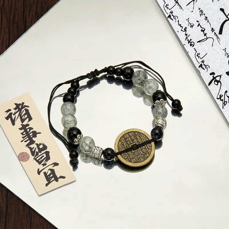 ENFANTIN Glass Alloy Rope Bracelets Unisex-6
