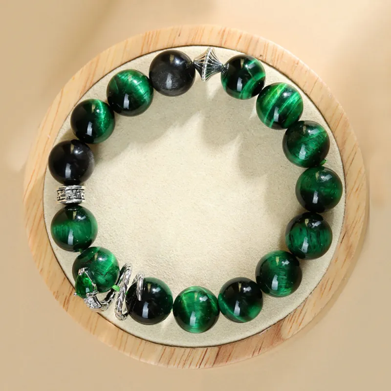 ENFANTIN Tiger's Eye Stone Jade Bracelets Unisex-7