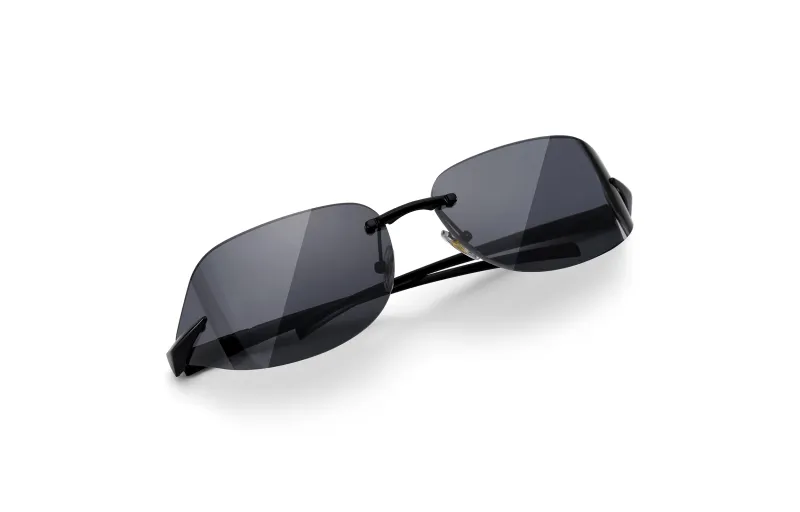ENFANTIN Titanium Alloy Irregular Shape Sunglasses Unisex-1