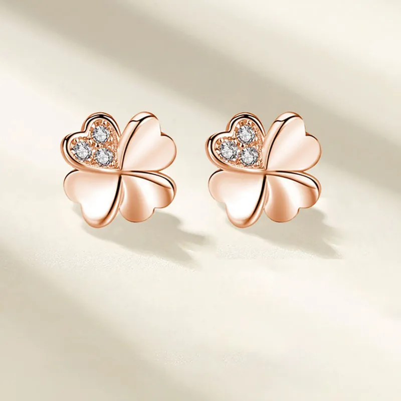 IS YOU 18K Gold Stud Earrings Women's-3