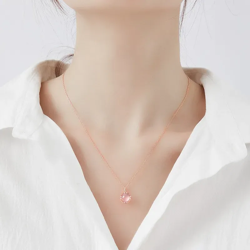 IS YOU S925 Silver Necklaces Women's-5
