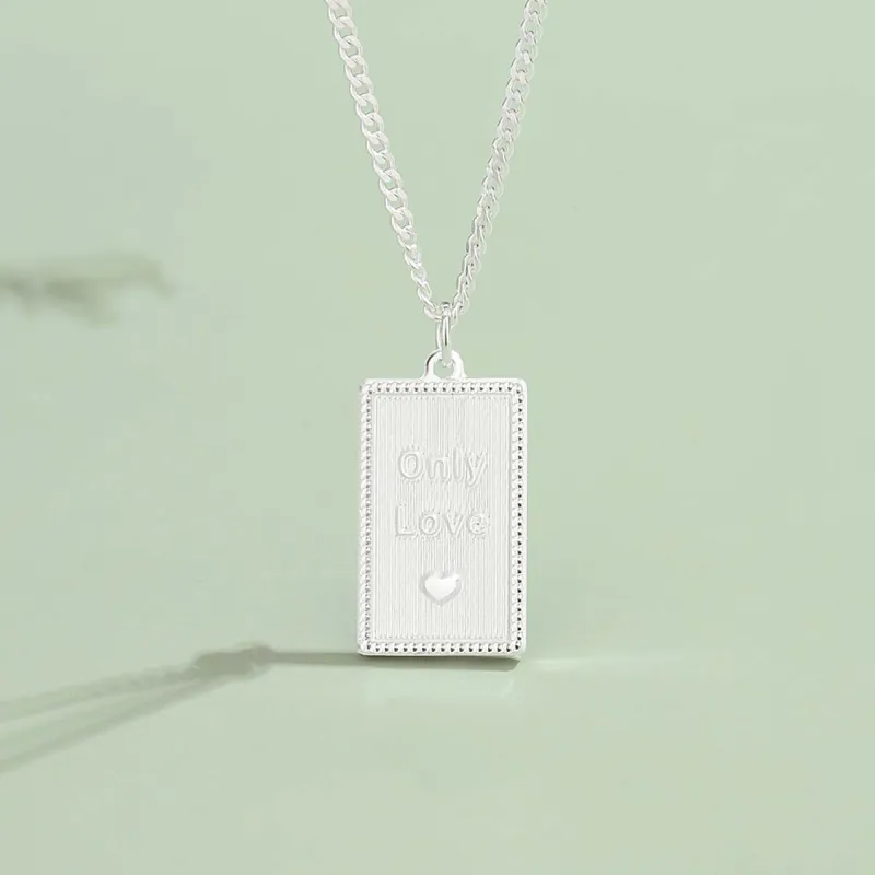 IS YOU S925 Silver Necklaces Unisex-11