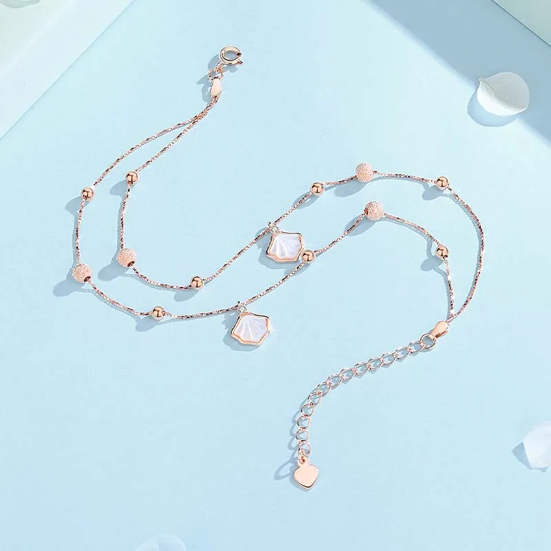 IS YOU S925 Silver Anklets Women's-3