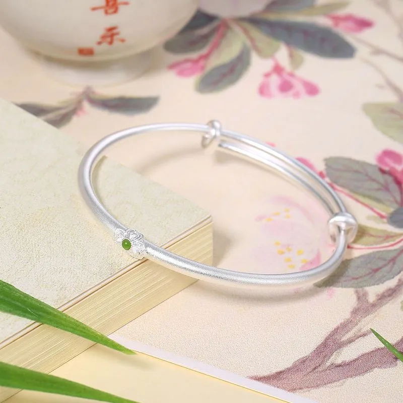 IS YOU 999 Fine Silver Sterling Silver Bracelets Women's-2