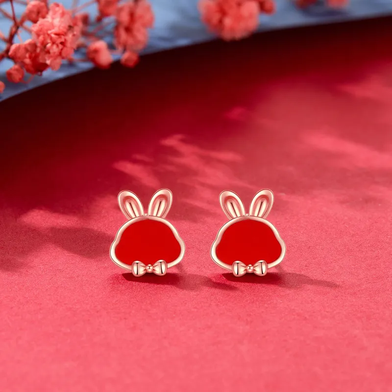 IS YOU 18K Gold Stud Earrings Women's-1
