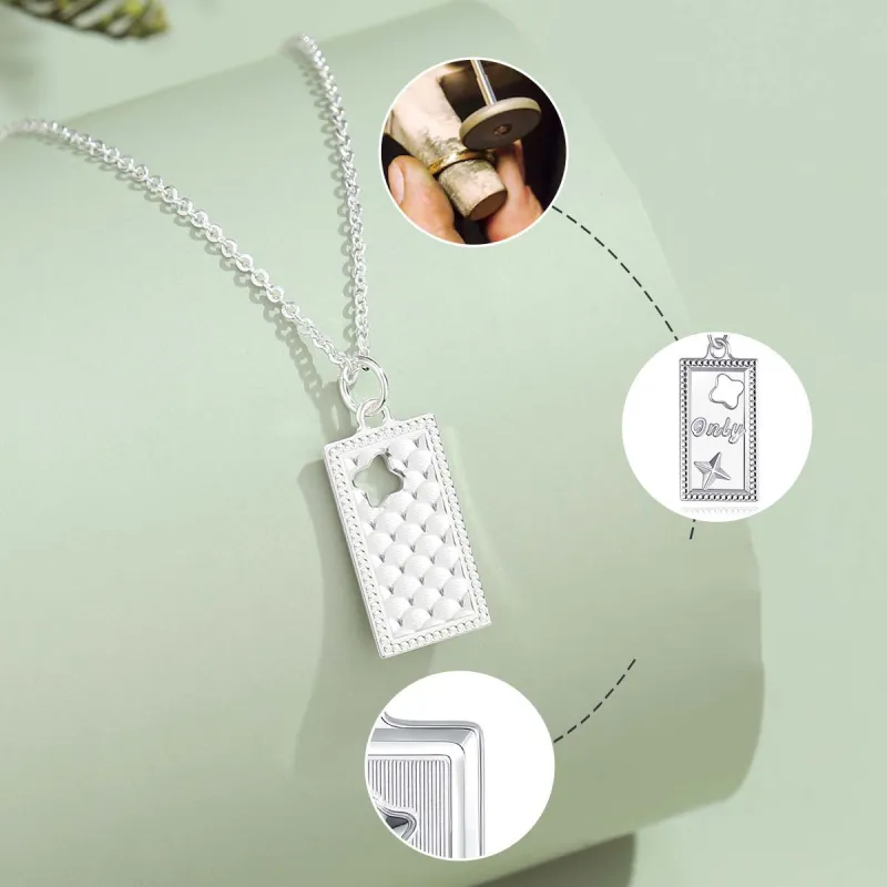 IS YOU S925 Silver Necklaces Unisex-2