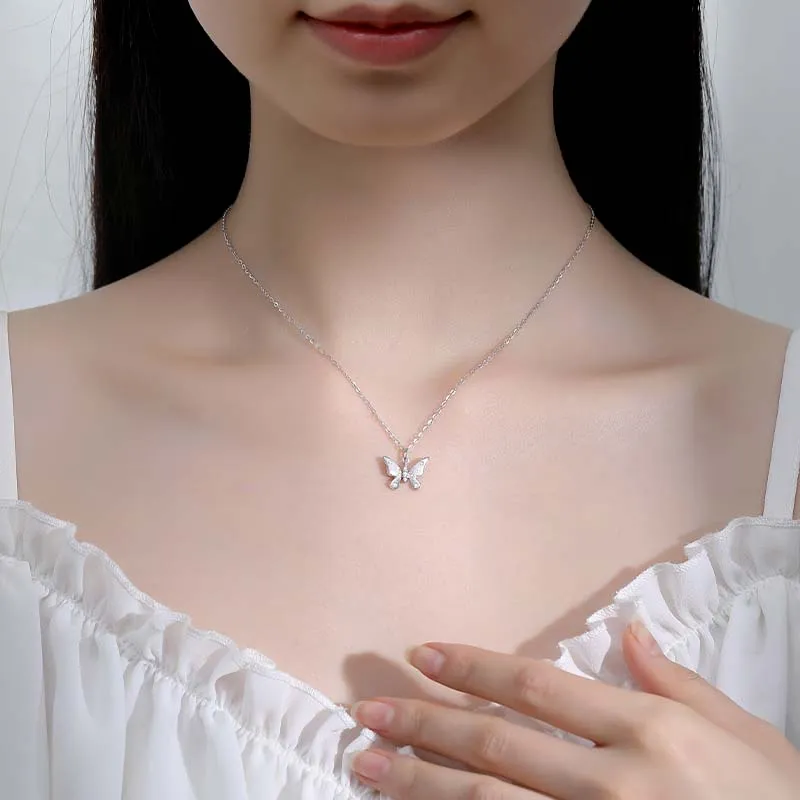 IS YOU S925 Silver Necklaces Women's-4