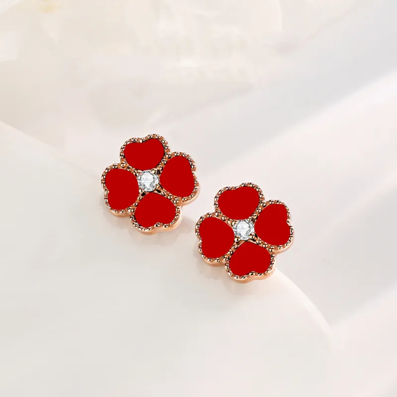 IS YOU 18K Gold Stud Earrings Women's-2