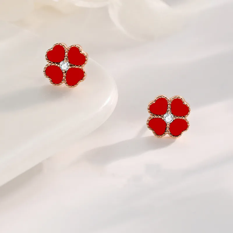 IS YOU 18K Gold Stud Earrings Women's-1