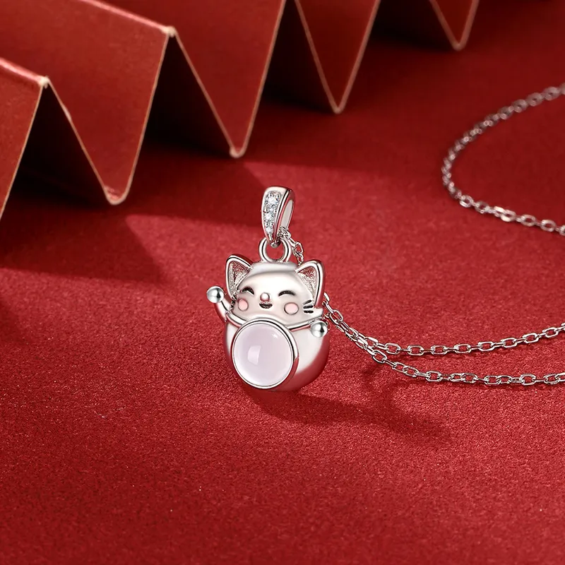 IS YOU S925 Silver Necklaces Women's-3