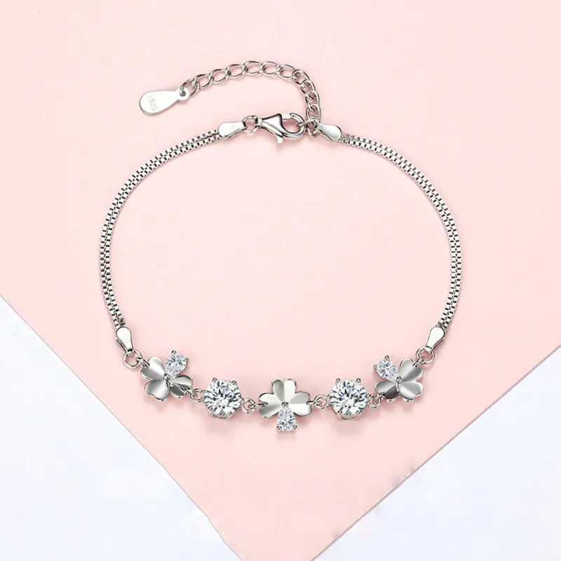IS YOU 925 Sterling Silver Bracelets Women's-3