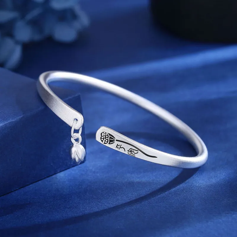 IS YOU Foot Silver 990 Bangles Women's-2