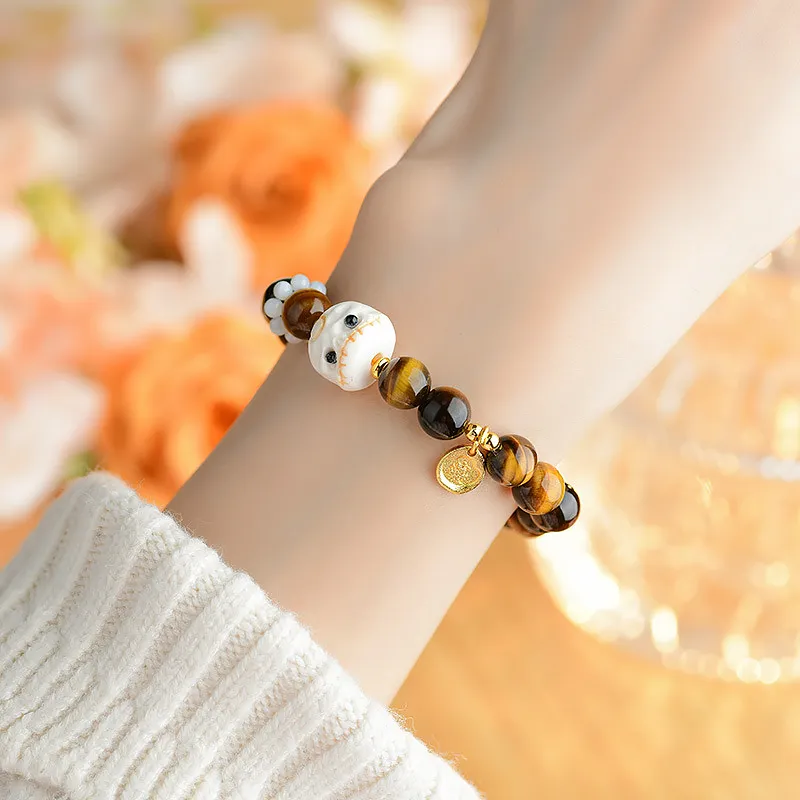 Wanshu Tiger's Eye Stone Bracelets Unisex-2