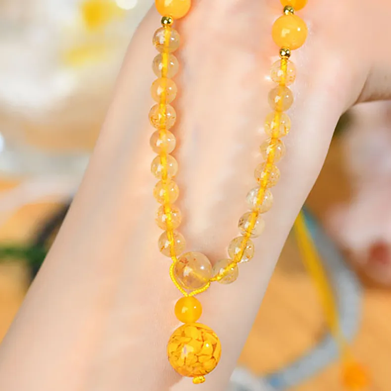 Wanshu Crystal Jade Necklaces Unisex-23
