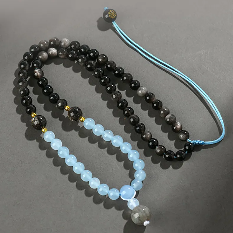 Wanshu Crystal Jade Necklaces Unisex-14