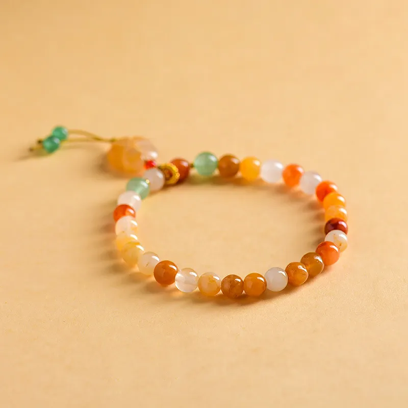 Wanshu Golden Silk Jade Bracelets Women's-4
