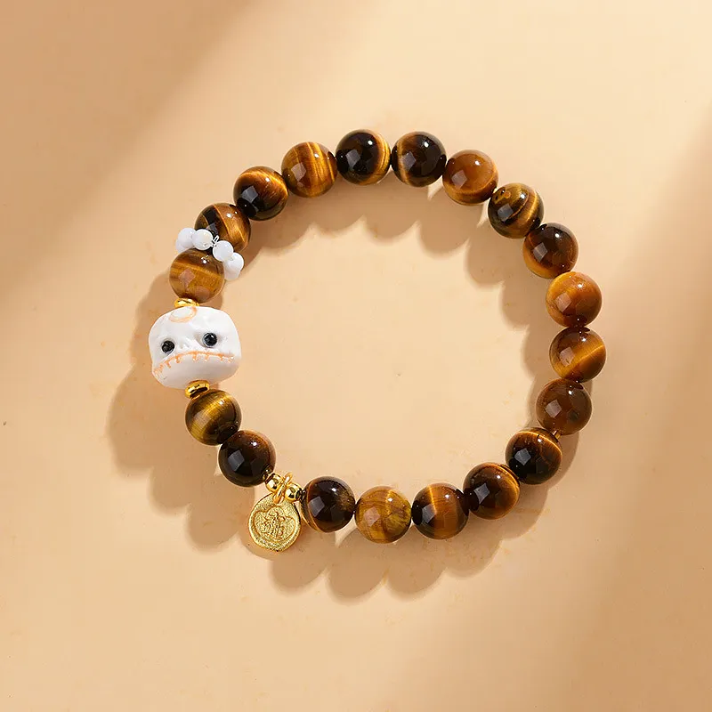 Wanshu Tiger's Eye Stone Bracelets Unisex-4