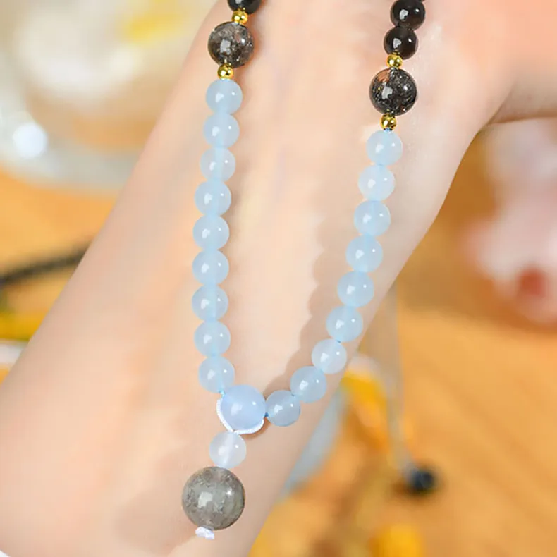 Wanshu Crystal Jade Necklaces Unisex-13