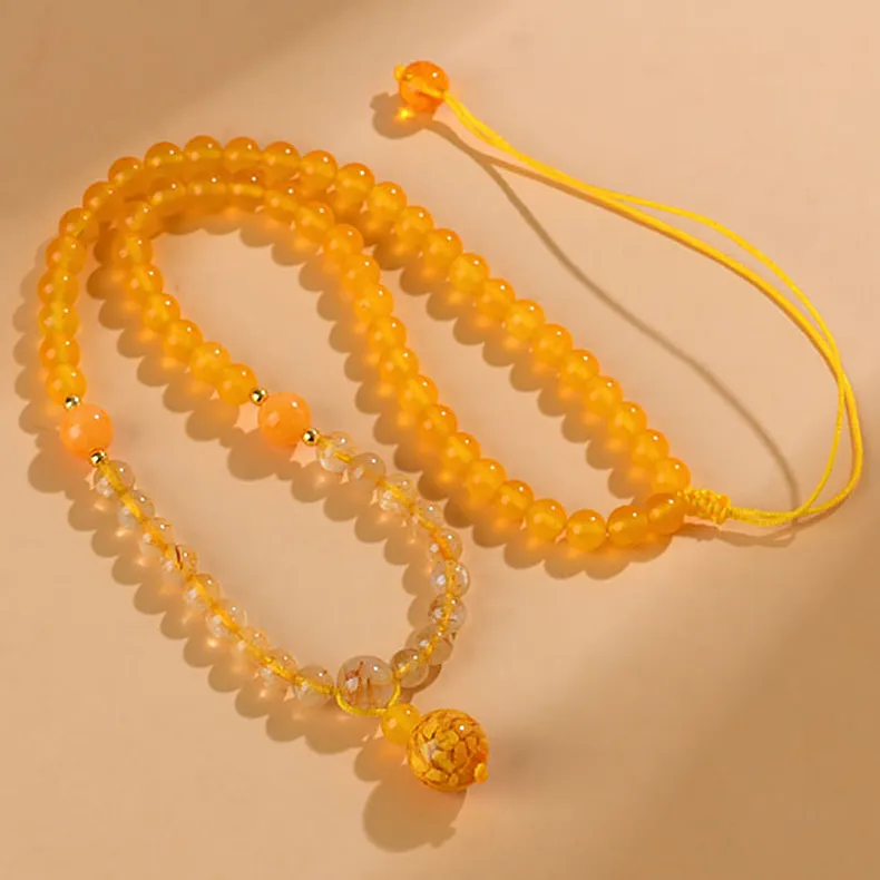 Wanshu Crystal Jade Necklaces Unisex-24