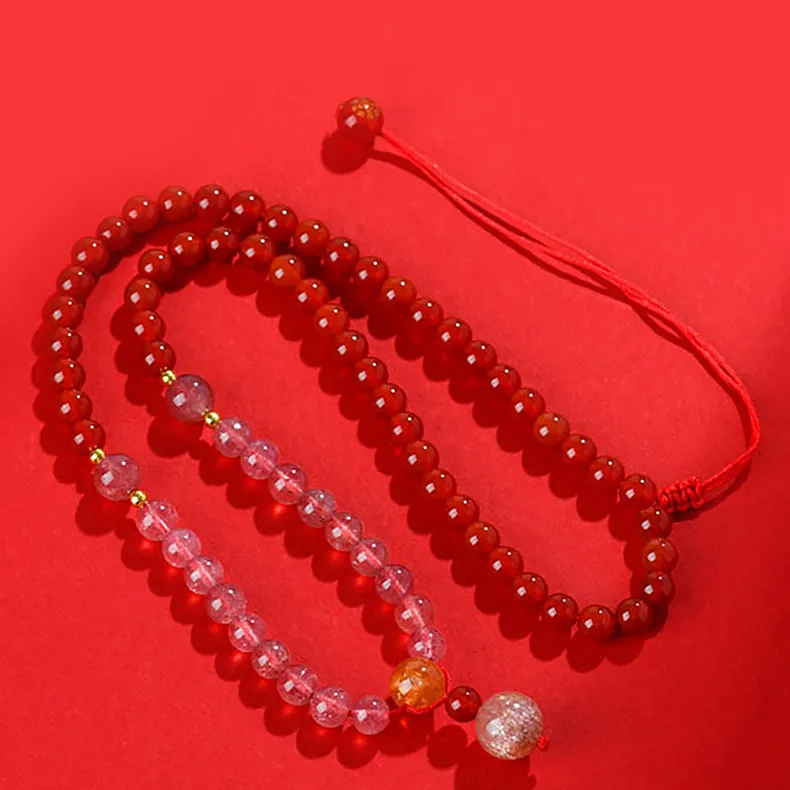 Wanshu Crystal Jade Necklaces Unisex-19