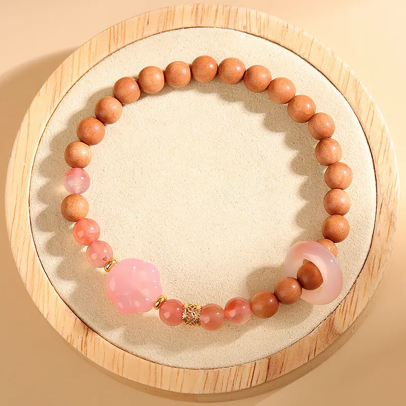 Wanshu Sandalwood Wooden Bracelets Women's-3