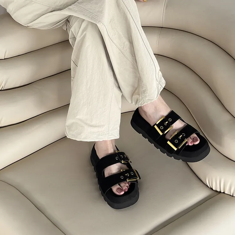 Schilling Stitching Slip Resistant Slide Slippers Women's-7
