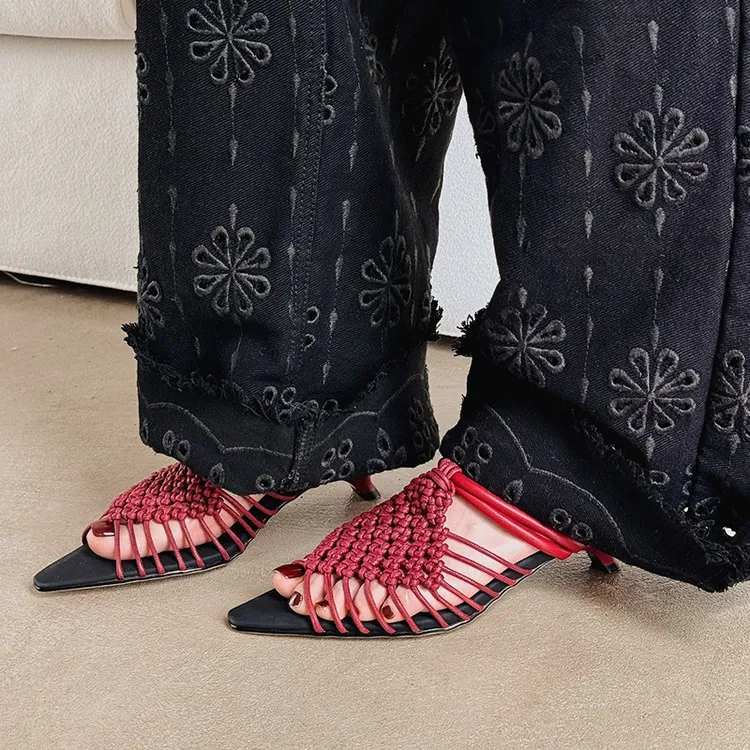 Schilling TPR Sole Stitching Abrasion Resistant Slide Slippers Women's-5