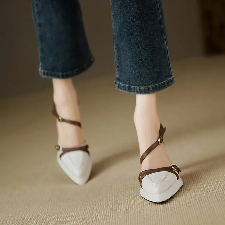 Schilling Chunky Heel High Heels 11cm Women's-6