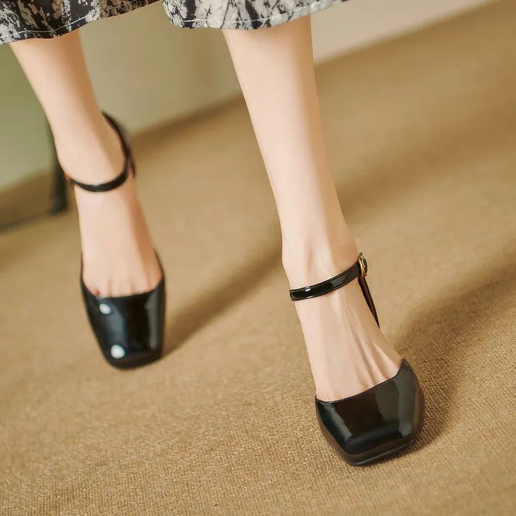 Schilling Chunky Heel High Heels 5.5cm Women's-10