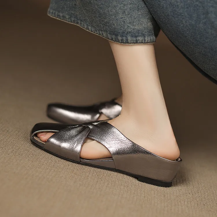 Schilling Stitching Abrasion Resistant Slip Resistant Closed Toe Slippers Women's-10