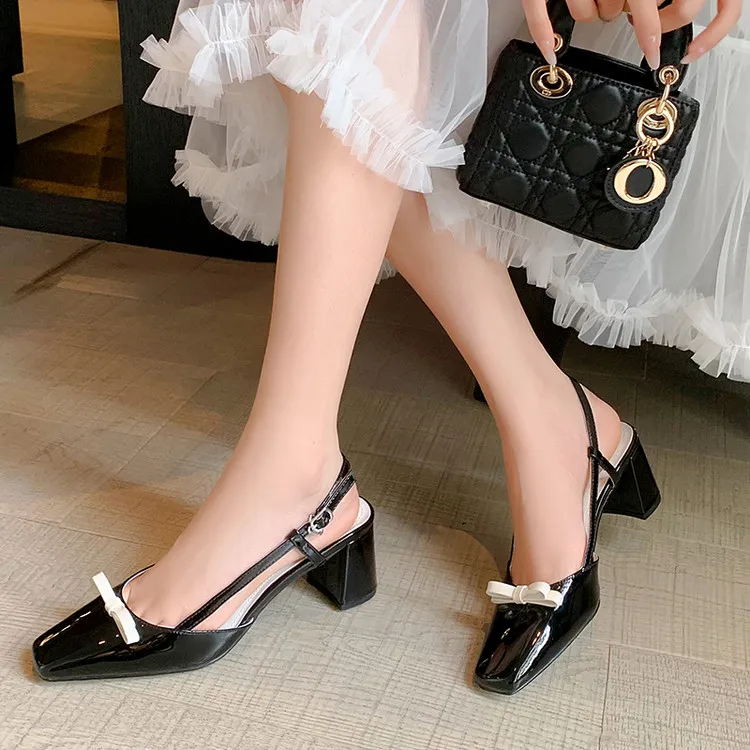 Schilling Chunky Heel High Heels 6cm Women's-7