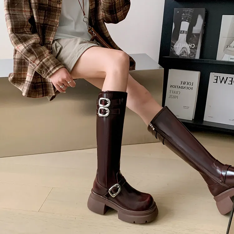 Schilling Knee-high Boots 6cm Women's-2