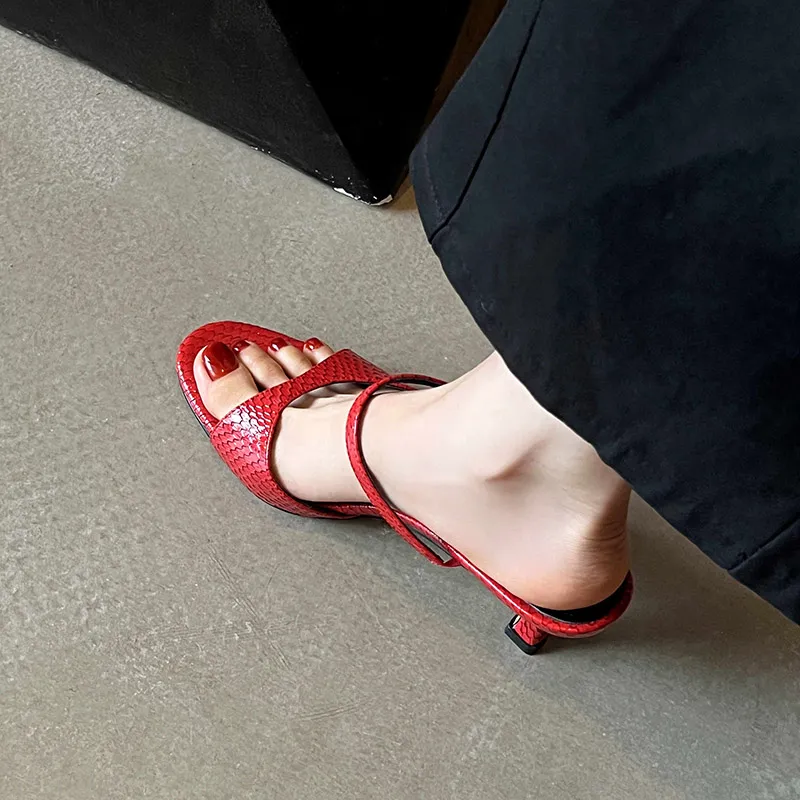 Schilling Rubber Sole Stitching Abrasion Resistant Slide Slippers Women's-1