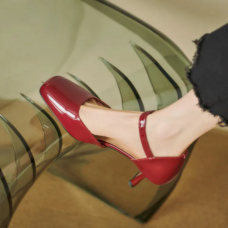 Schilling Chunky Heel High Heels 5.5cm Women's-7