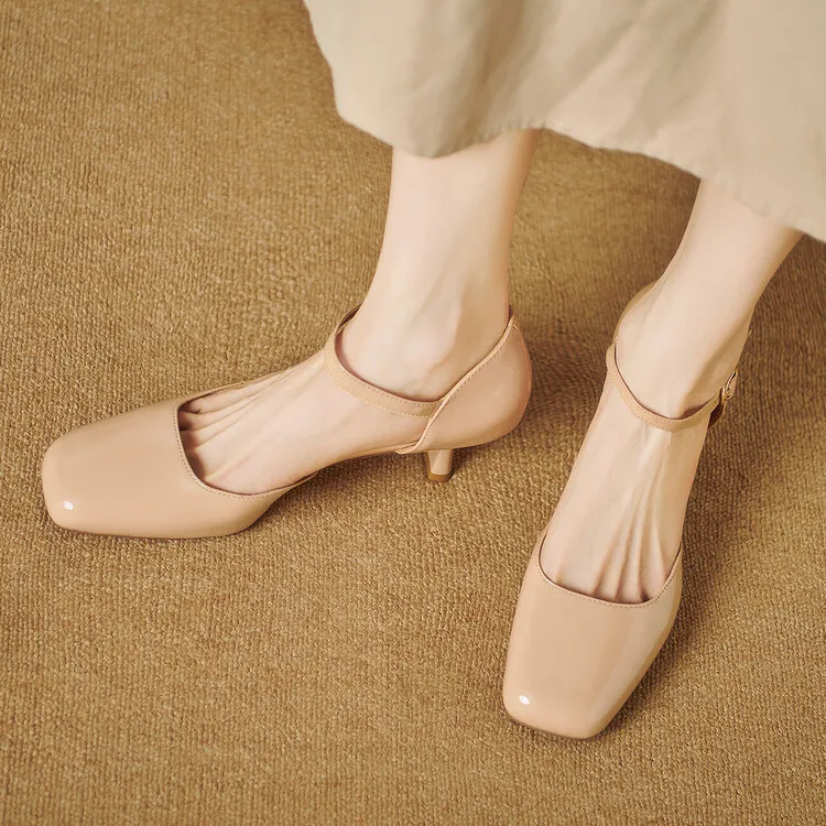 Schilling Chunky Heel High Heels 5.5cm Women's-14