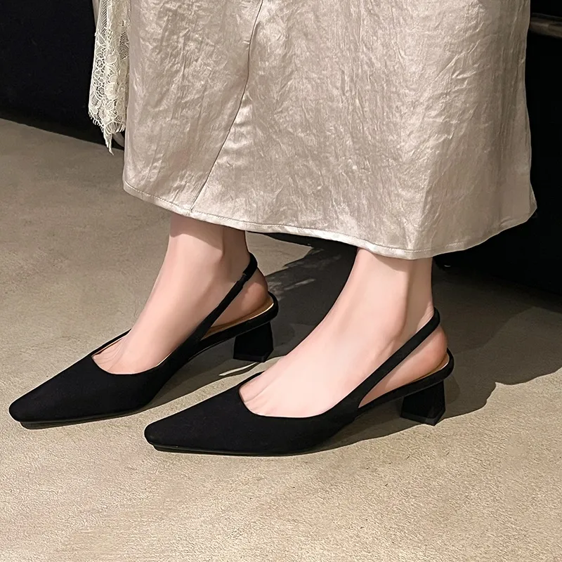 Schilling Chunky Heel High Heels Women's-11