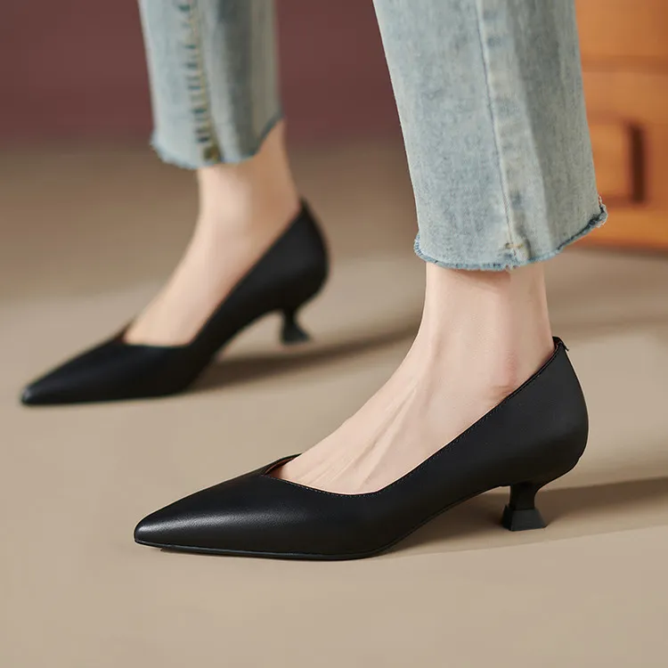 Schilling Slim Heel High Heels 4.5cm Women's-5