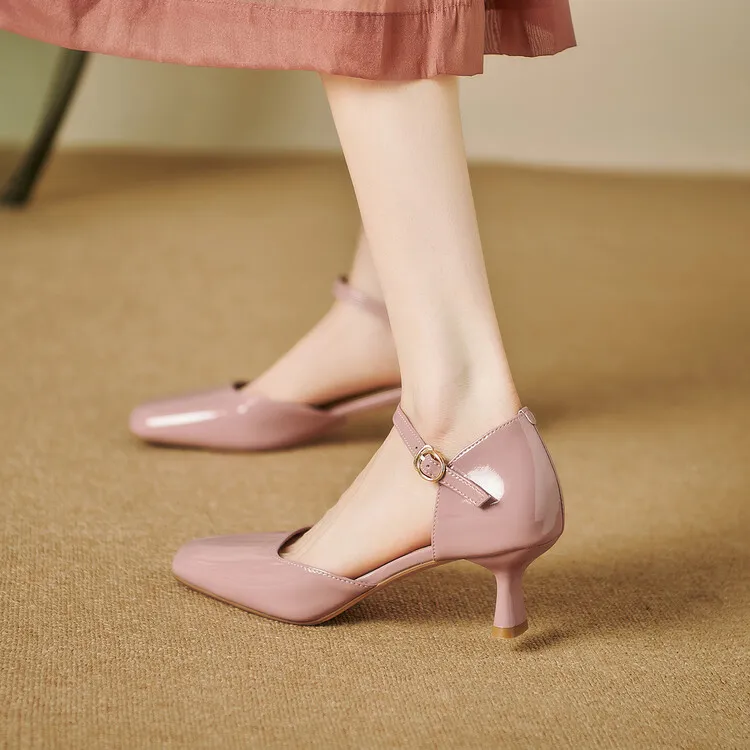 Schilling Chunky Heel High Heels 5.5cm Women's-3