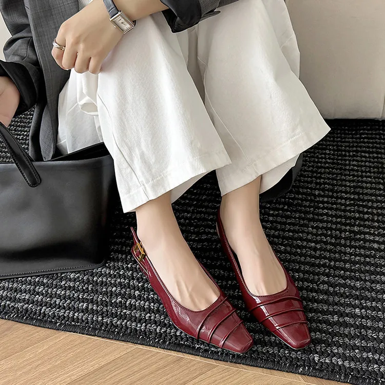 Schilling Block Heel High Heels 4cm Women's-3
