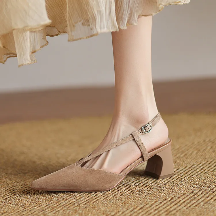 Schilling Chunky Heel High Heels 5.5cm Women's-9