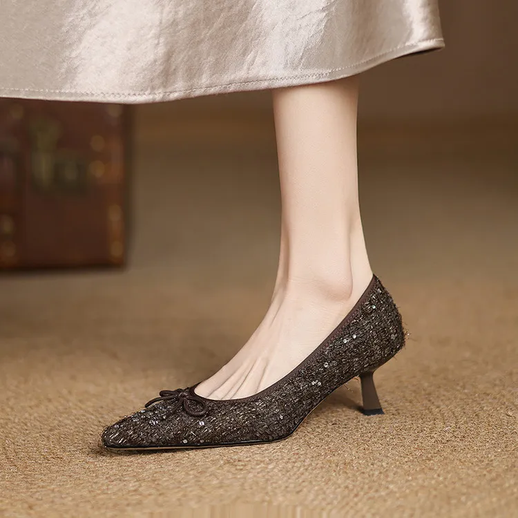 Schilling Slim Heel High Heels 5.5cm Women's-5