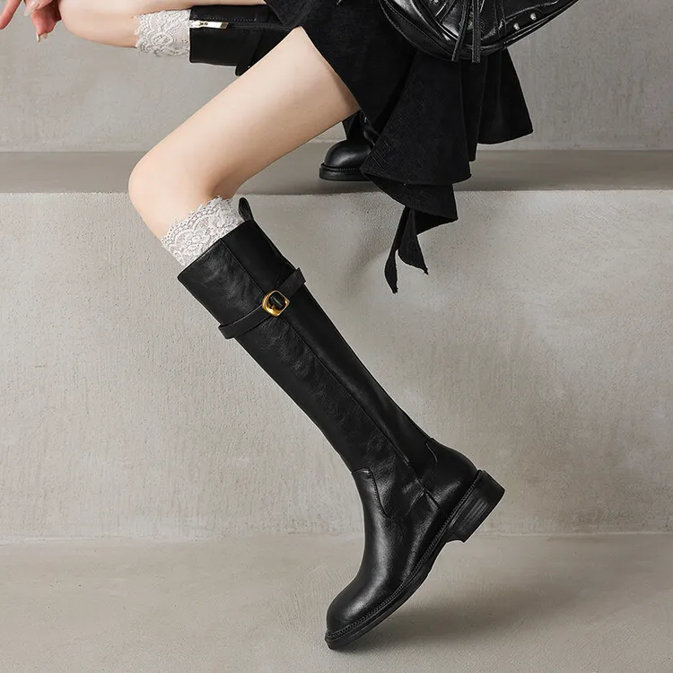 Schilling Knee high Boots 3cm Women's-4